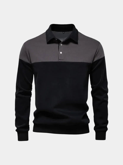 Alpine Zip-Neck Polo Pullover