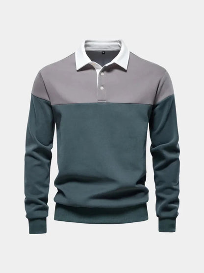 Alpine Zip-Neck Polo Pullover