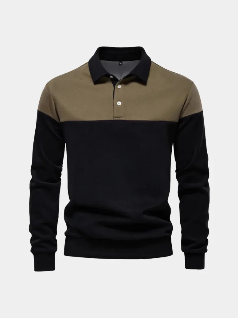 Alpine Zip-Neck Polo Pullover