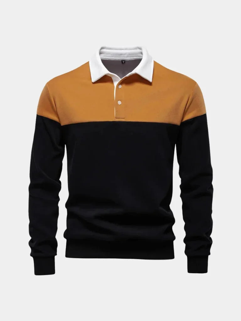 Alpine Zip-Neck Polo Pullover