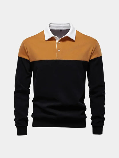 Alpine Zip-Neck Polo Pullover