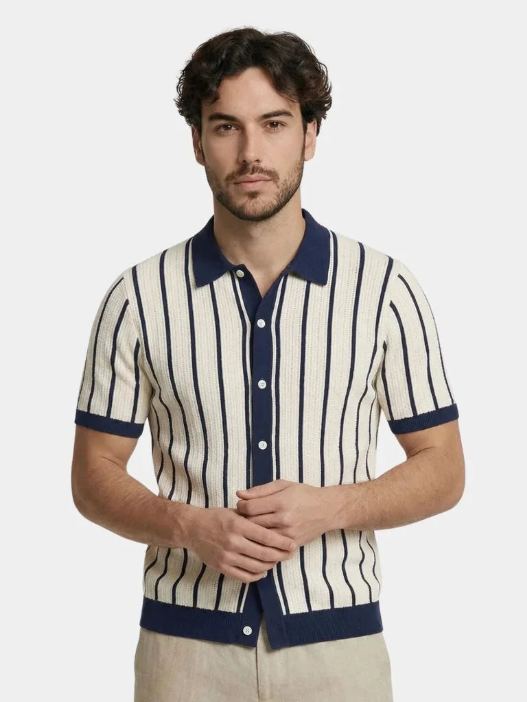 Atlantic Frame Knit Polo