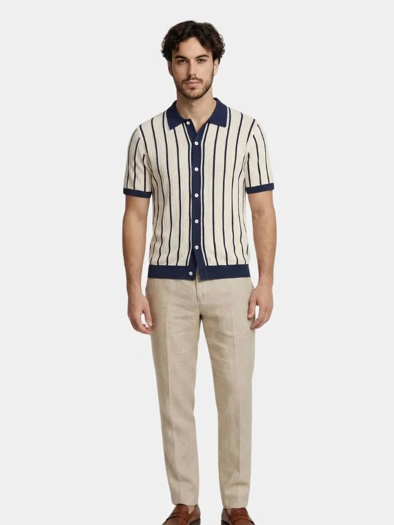 Atlantic Frame Knit Polo