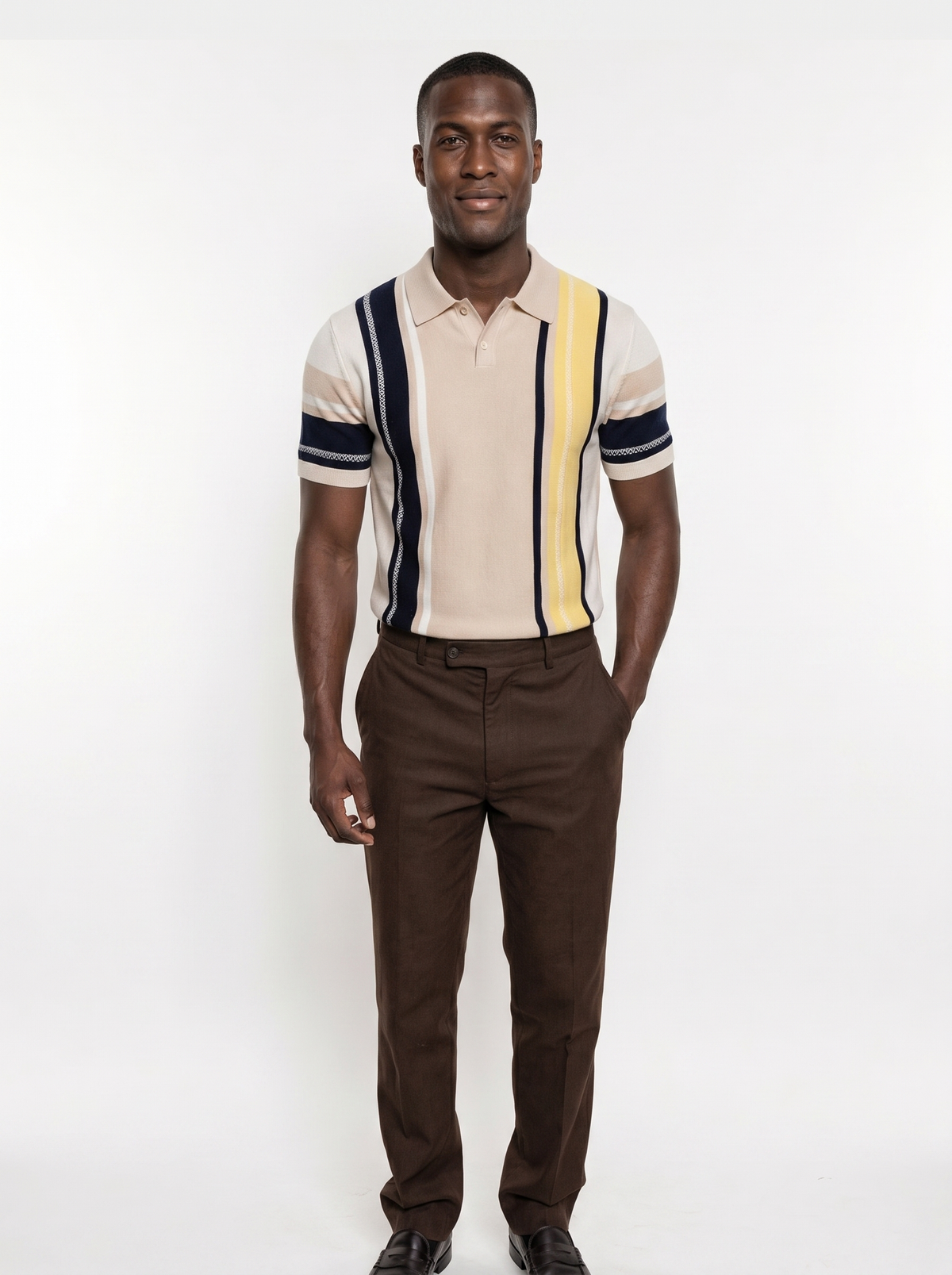 Sundown Stripes Polo