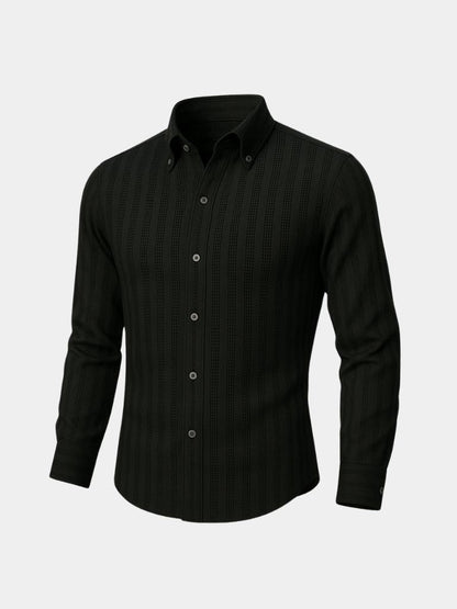 Striped Button Down Seersucker Shirt