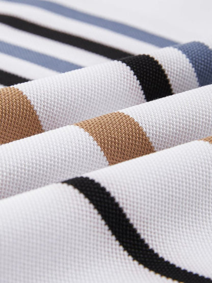 Sunset Stripe Polo